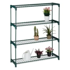 Robust plantehylde med 4 hylder