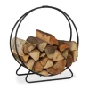 Robust rundt brændehylde