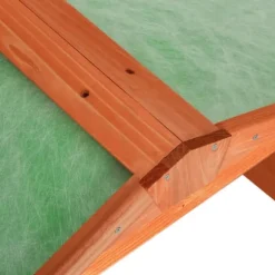 Robust skur til robotplæneklipper - Beskyttelse i haven | Størrelse: 72x87x50 cm | Materiale: Massivt fyrretræ