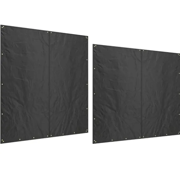 Rootz Brændestativbetræk Sæt - Brændeholder - Beskyttelsesbetræk - 600D Oxford Polyester - Vejrbestandig - 176cm x 175cm x 163cm