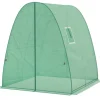 Rootz buet drivhus - folie tomathus - bærbart planteskylling - stabilitet og optimal ventilation - 1,8 x 1,8 x 2 m