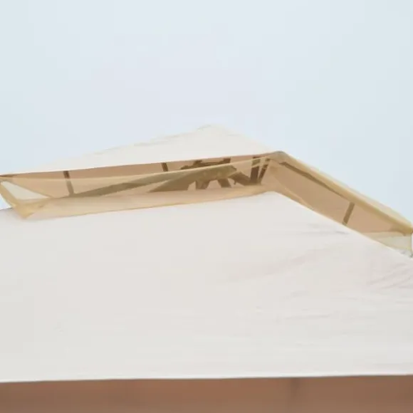 Rootz Castile Garden Gazebo - Sort, Brun - Metal, Polyester - 118,11 cm x 118,11 cm x 108,27 cm