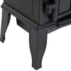 Rootz elektrisk pejs - LED Flames - 1000/2000 W - Justerbar temperatur - Lysstyrke - Metal - 39 x 23 x 56,5 cm