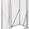 Rootz Folie Drivhus - Bærbart Plantehus - Tomathus - Pulverlakeret stål - UV-resistent PVC - 100 cm x 50 cm x 150/136 cm