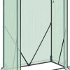 Rootz Folie Greenhouse - Plant Shelter - Vejrbeskyttelse - UV -resistent - Steel & Pe Tarpaulin - 100x50x150/132 cm