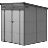 Rootz Garden Shed Bike Shelter - Værktøjsopbevaring - Låselige døre - Holdbar og vejrbestandig - 1,9 m x 1,9 m x 2,15m
