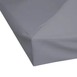 Rootz Gazebo Udskiftningstag - Udskiftningsbaldakin - Dobbeltlagstag - Pavillontag - Metal - Dybgrå - 300cm x 300co.