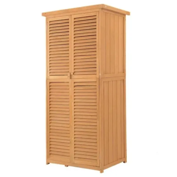 Rootz Haveskur - Redskabsskur - Haveskab - Opbevaringsskur - 87 x 46,5 x 160 cm