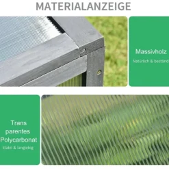 Rootz Mini -Greenhouse - Lille Garden Greenhouse - Plant Shelter - Good Light Permeability - 100L X 65B X 40H cm