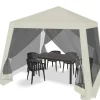 Rootz Outdoor Pavillion - Gazebo - Havely - UV-beskyttelse - Insektfrit mesh - Robust metalramme - 300 cm x 250 cm x 300 cm