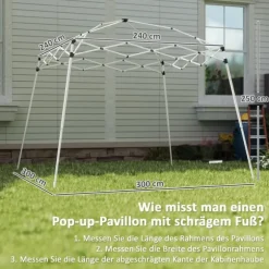 Rootz Pavilion Udskiftningstak - Haveteltafdækning - Tarpaulin baldakin - UPF50+ beskyttelse - 3x3m base, 2,4x2,4 m top - Grå Oxford stof