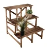 Rootz Plantetrappe - Bruin - Fyrtræ - 31,49 cm x 31,49 cm x 31,49 cm