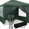 Rootz Ultimate Outdoor Gazebo - Event Pavillion - Vejrbestandig baldakin - Robust og rustsikker, UV- og regnbeskyttelse, nem opsætning - 3x3m
