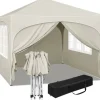 Rootz Ultimate Outdoor Gazebo - Vejrbestandig pavillon - Eventtelt - Stærk metalramme - UV- og regnbeskyttelse - Nem opsætning - 3x3m