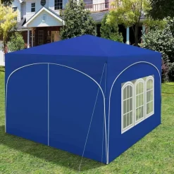 Rootz Ultimate Outdoor Gazebo - Vejrbestandig pavillon - Familietelt - Stærk stålkonstruktion - UV-beskyttelse - Nem opsætning - 3x3m