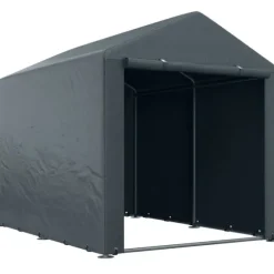 Rootz Værktøjsskur - Cykel-/motorcykelopbevaring - Haveudstyr - UV-resistent presenning - Galvaniseret stålstel - 160 cm x 218 cm x 172 cm