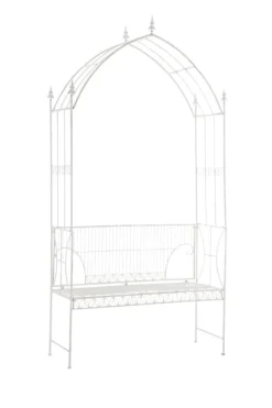 Rosenbue med bænk nostalgi 45 x 120 x 218 cm
