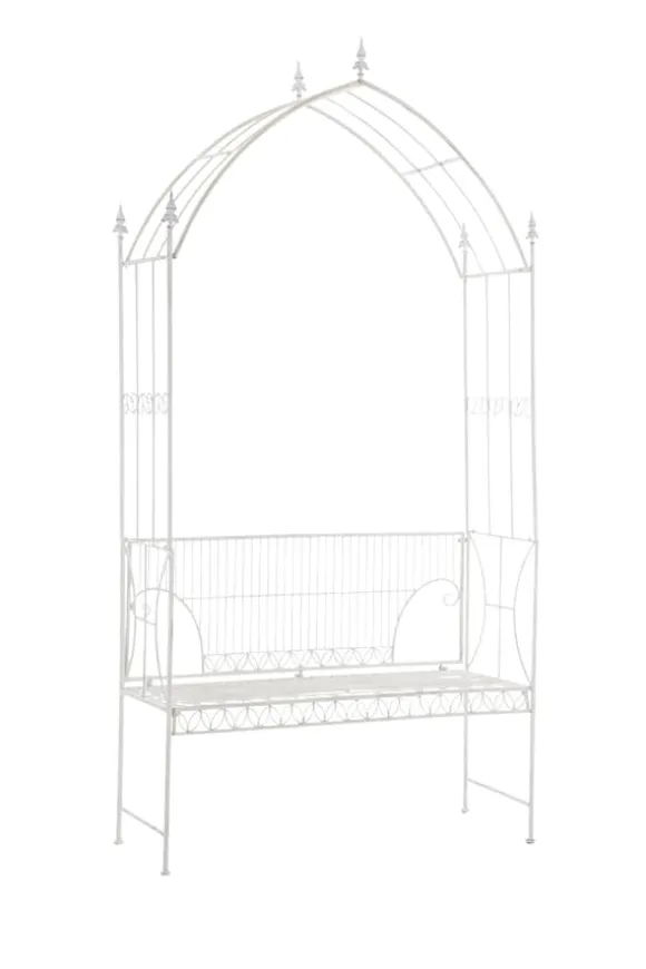 Rosenbue med bænk nostalgi 45 x 120 x 218 cm