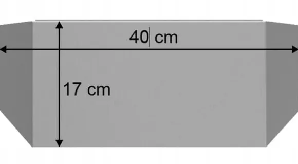 RUSTFRIT STÅL beskyttende baldakin til postkasse 40 x 17 cm