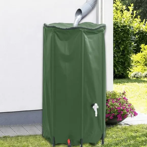 Sammenfoldelig vandtank med hane 380 l | Materiale: PVC