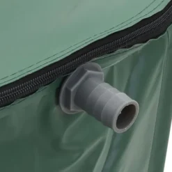 Sammenklappelig regnvandsbeholder 1000 l - PVC med hane | Farve: Grøn
