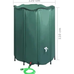 Sammenklappelig regnvandsbeholder med hane 1250 l - Regnvandsbeholder - Regnvandsbeholdere - Home & Living