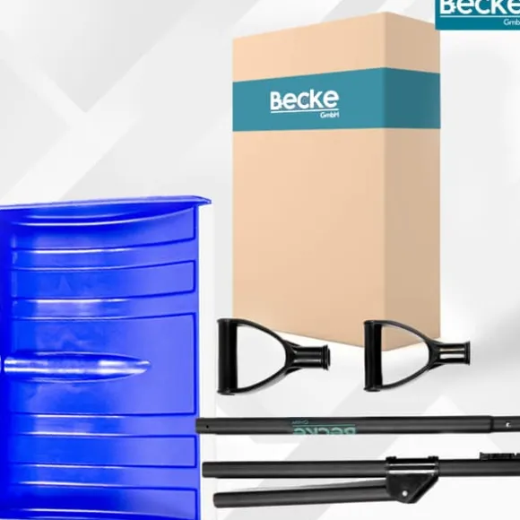 Sammenklappelig sneskovl, to håndtag, ergonomisk