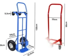 Sammenklappelig Transportvogn - Kompakt og Praktisk til Hjem og Have - Op til 250 kg