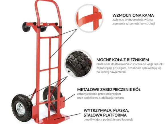 Sammenklappelig Transportvogn - Kompakt og Praktisk til Hjem og Have - Op til 250 kg