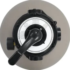 Sandfilter til pool med multiventil - 4 indstillinger | Farve: Grå | Størrelse: 350 mm