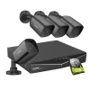 Sannce Security Camera System, 5MP Opløsning, 4TB Storage,4PCS 2TB