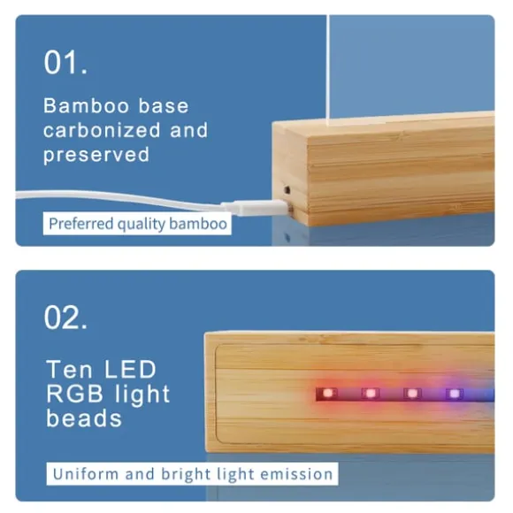 Sauna termometer hygrometer med RGB lys