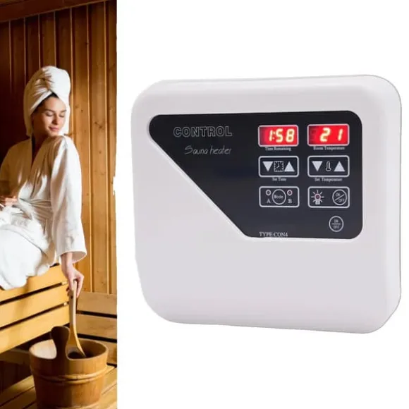 Saunaovn Kontrolenhed, 3-9KW Effekt, 40-105℃ Temperaturområde