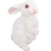 Sød kanin Skulptur Harpiks Håndværk Have Bunny Dekoration Simulering Kanin Statue til Plæne Have Patio