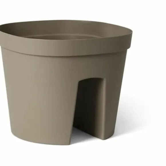 Self-watering flowerpot Garden ID Taupe