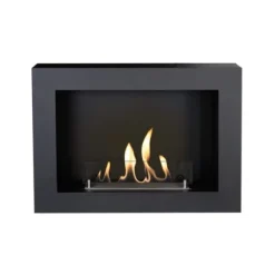 Serra bio-ethanol vægovn - Sort - Mood pejs - 1,5 KW varme