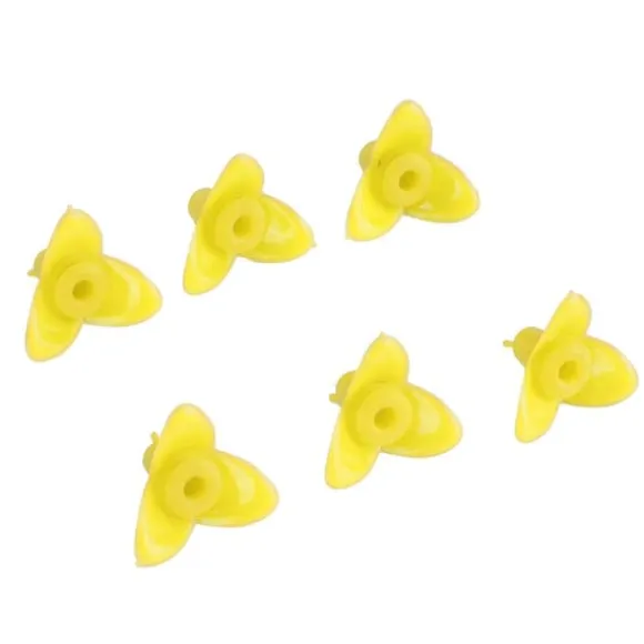 30Set Ersättningsdelar för Fågelmatare Blomma Plast Fågelmatare Ersättningsdelar Tillbehör för GardenYellow