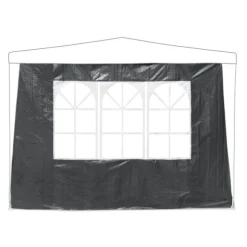 Sidepanel-sæt til pavillon, 300x200 cm, grå