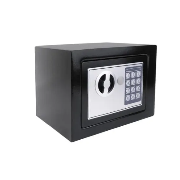 Sikker, solid stål konstruktion, digital PIN betjening, overflademonteret installation,SORT 4.6L