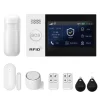 Sikkerhedsalarm System, Smart Home Integration, App Kontrol,4G WiFi Kit A, EU Stik