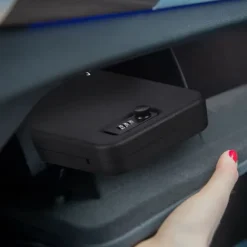 Sikkerhedsboks, 5.5x17x25 cm, Sort