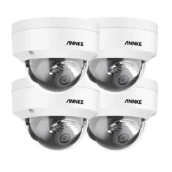 Sikkerhedskamera, 12MP HD, Menneske- og Køretøjsdetektion, IP67 Vandtæt,4Pcs-b