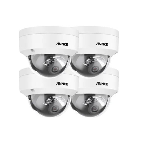 Sikkerhedskamera, 12MP høj opløsning, dual-lys nattevision,12MP Kuppel