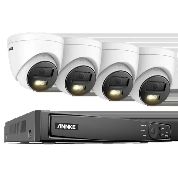 Sikkerhedskamera System, 8 Kanal Video Indgang, 12MP Opløsning,Ingen, 8CH NVR 4PCS Kamera-b