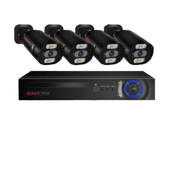 Sikkerhedskamera System, 4K Ultra HD, 8 Kanal NVR,Ingen, 8CH NVR 4 KAMERA