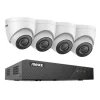 Sikkerhedskamerasystem, 5MP opløsning, 8-kanals videoindgang, MicroSD-lagring,Ingen, 8CH NVR 4Pcs Kamera