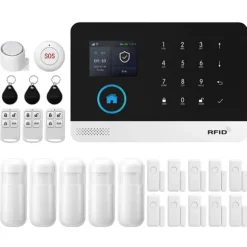 Sikkerhedssystem, trådløs forbindelse, smart home-kompatibilitet,2G GSM Kit F, EU Stik