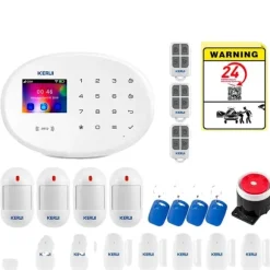 Sikkerhedssystem, trådløst, kompatibelt med smart home,KIT 9 Alarm