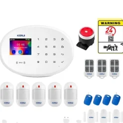 Sikkerhedssystem, trådløst, kompatibelt med smart home,KIT 1 Alarm