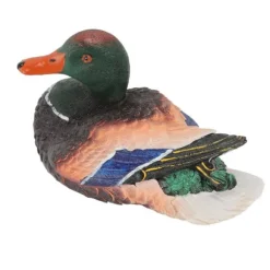 Simulering Vand Flydende And Skulptur Ornament Syntetisk harpiks Kunstværk Springvand Dam Dekoration